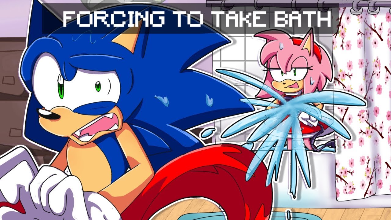 Amy FORCES Sonic to SHOWER In VrChat Tub