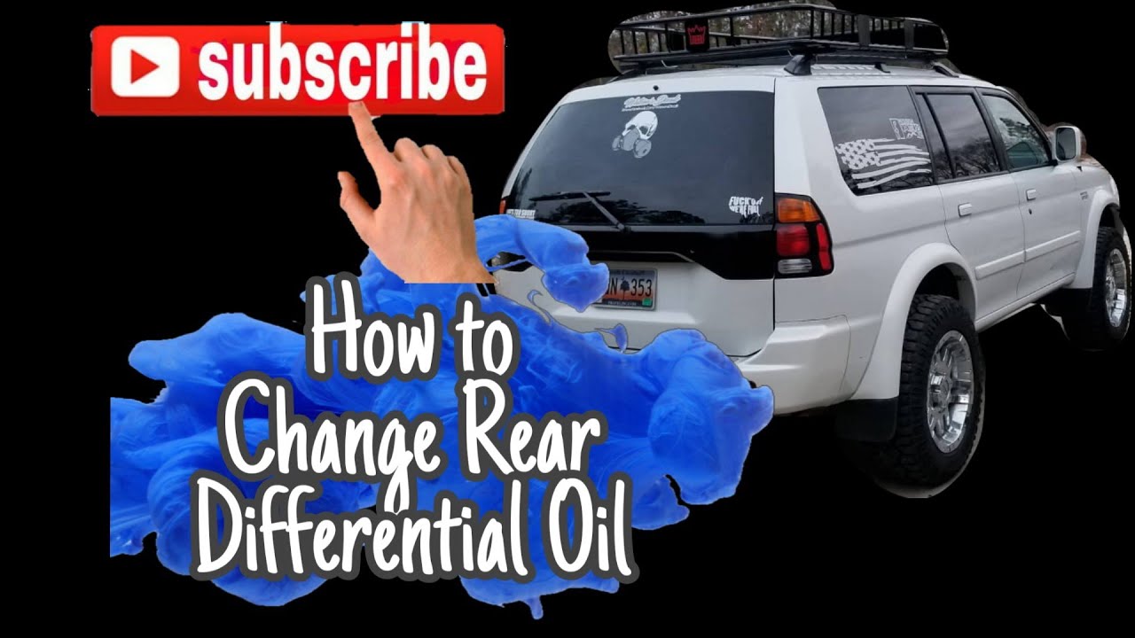 How  to Change Rear differential oil on a Montero Sport. #Montero #Monterosport #Pajero #Pajerosport