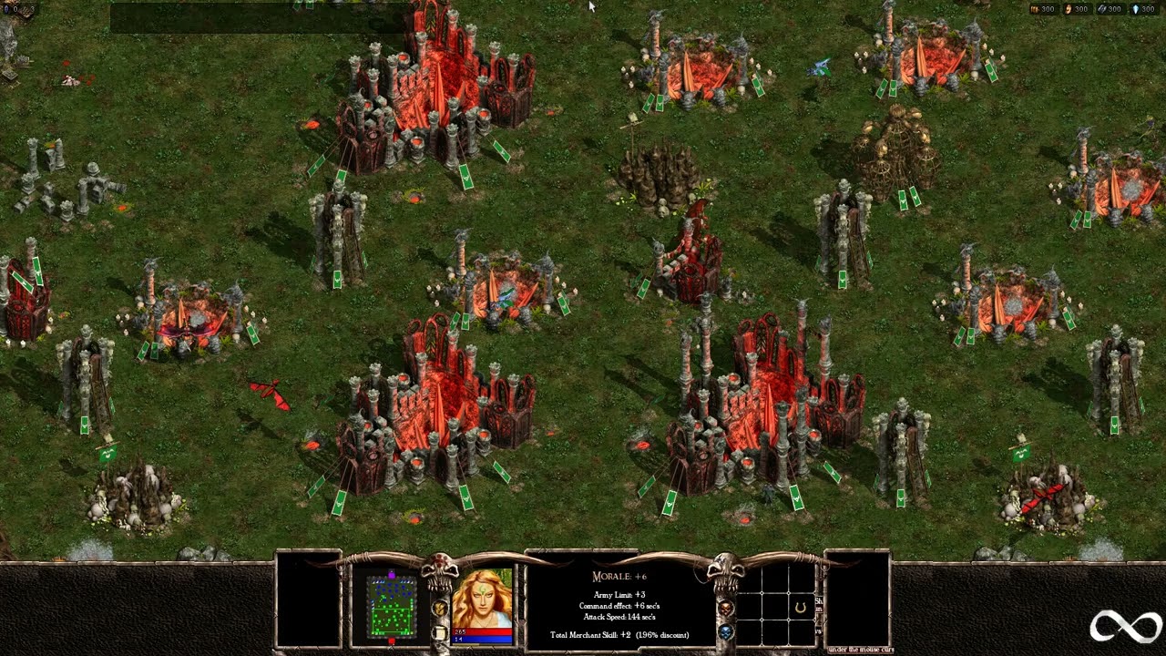 Warlords Battlecry III, AI Battle, Daemon vs The Swarm