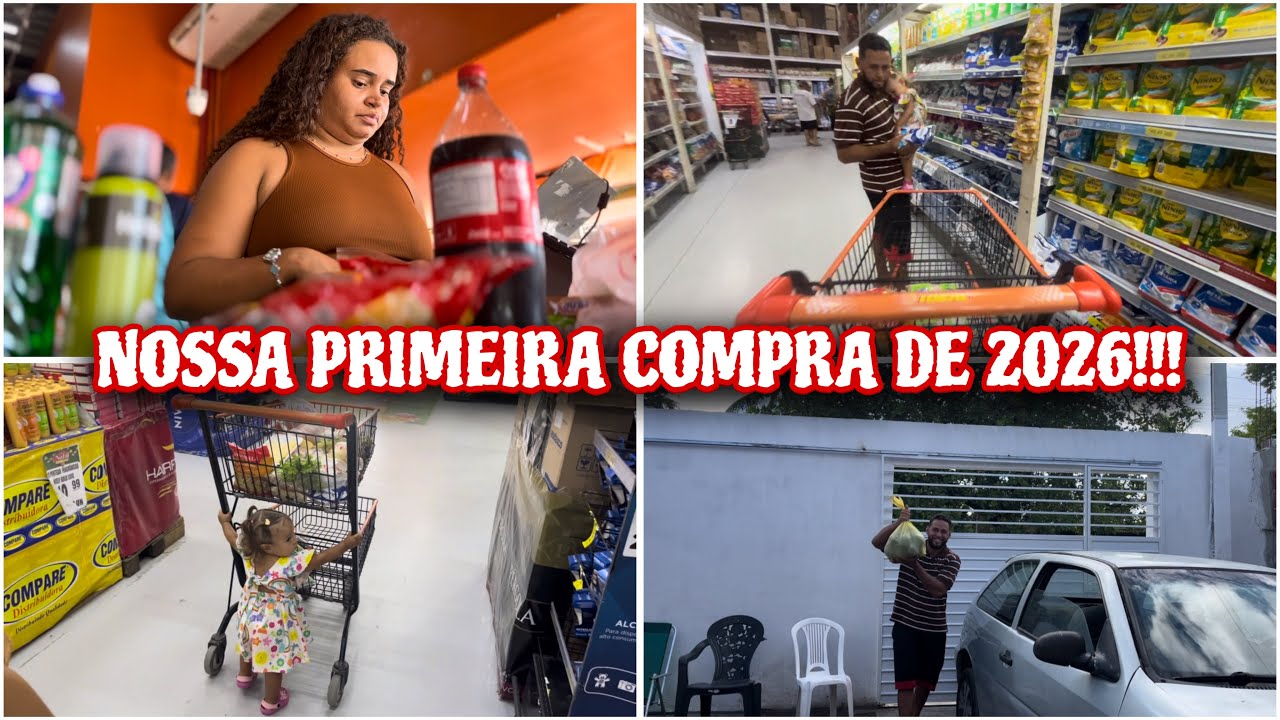PRIMEIRA COMPRA DO ANO + ROTINA!!!