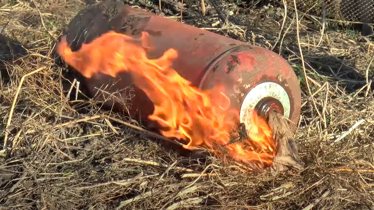 🔥 Как разрезать Газовый БАЛОНН пропановый. Быстро и безопасно.