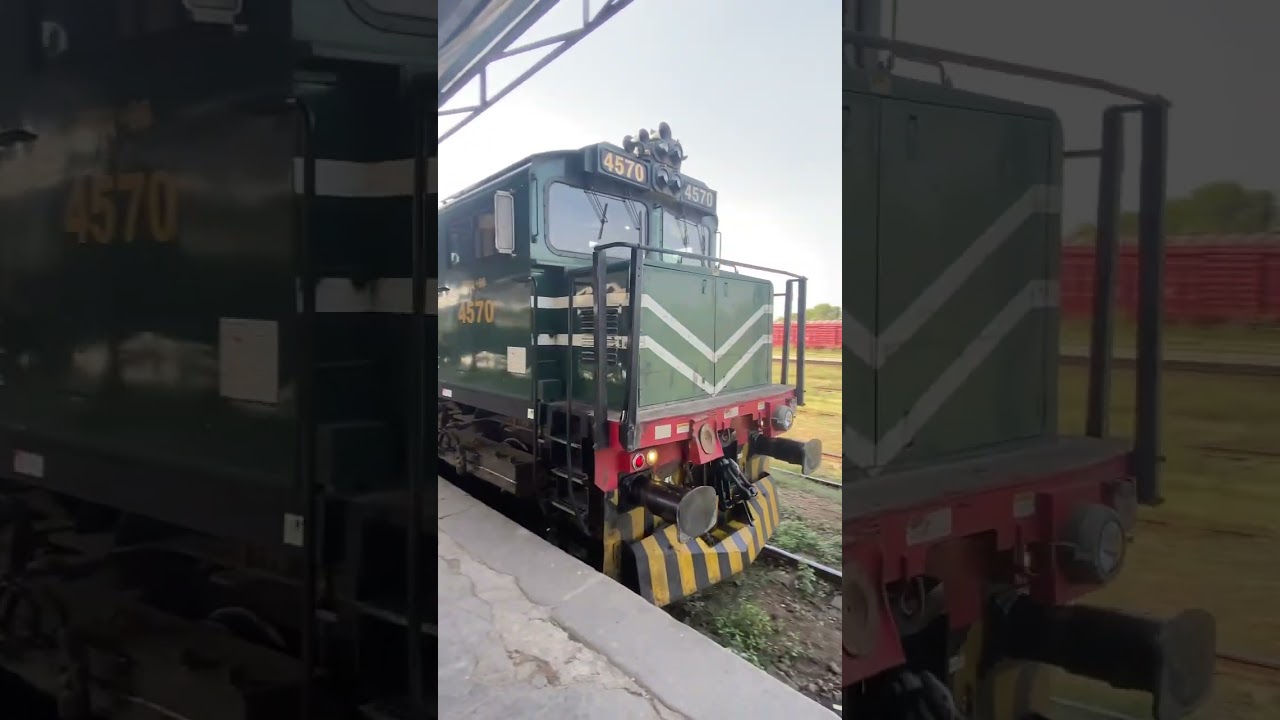 Jaffar Express Smoothly Departure  #viral #train #railway #railtrack