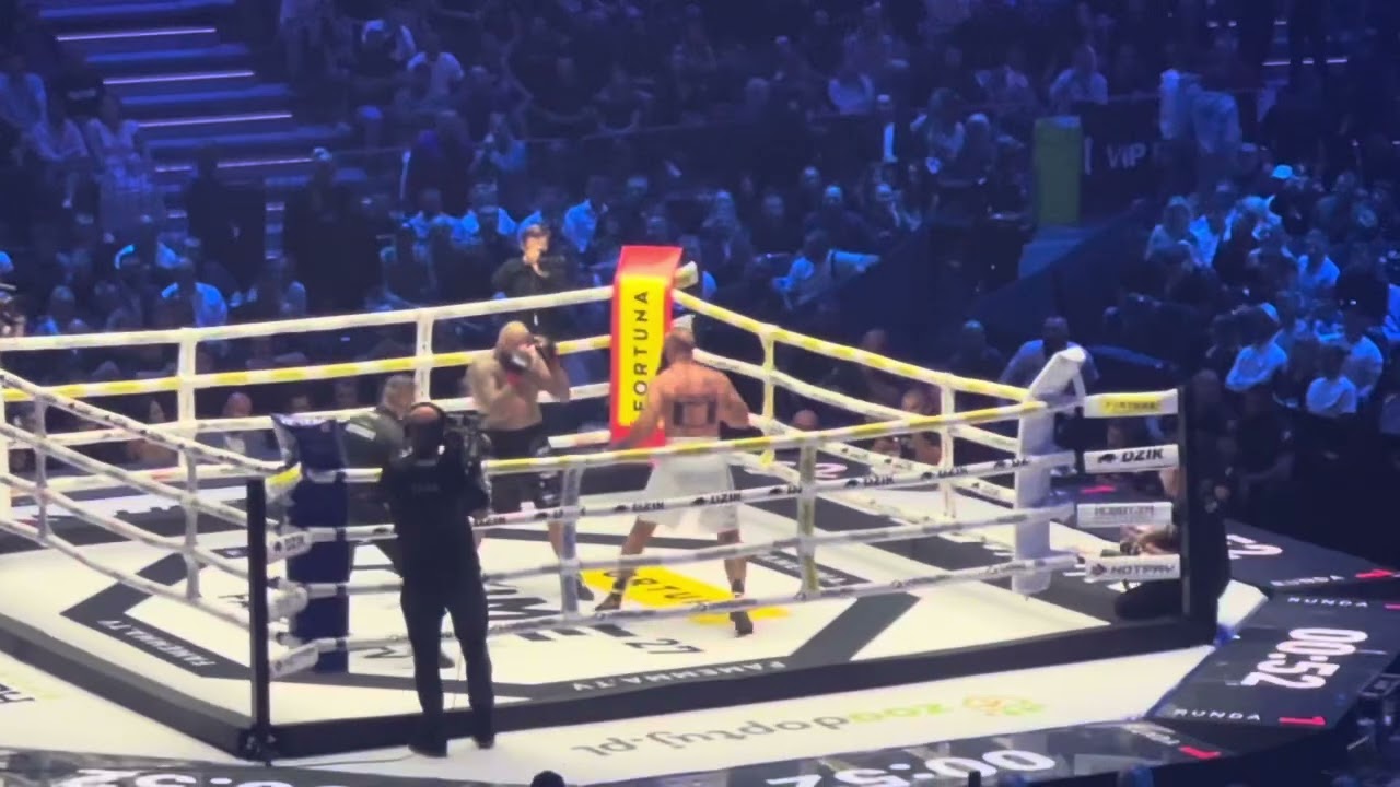 FAME 27 Michał Materla nokautuje Dawida &bdquo;Crazy&rdquo; Załęckiego 🥊🥊