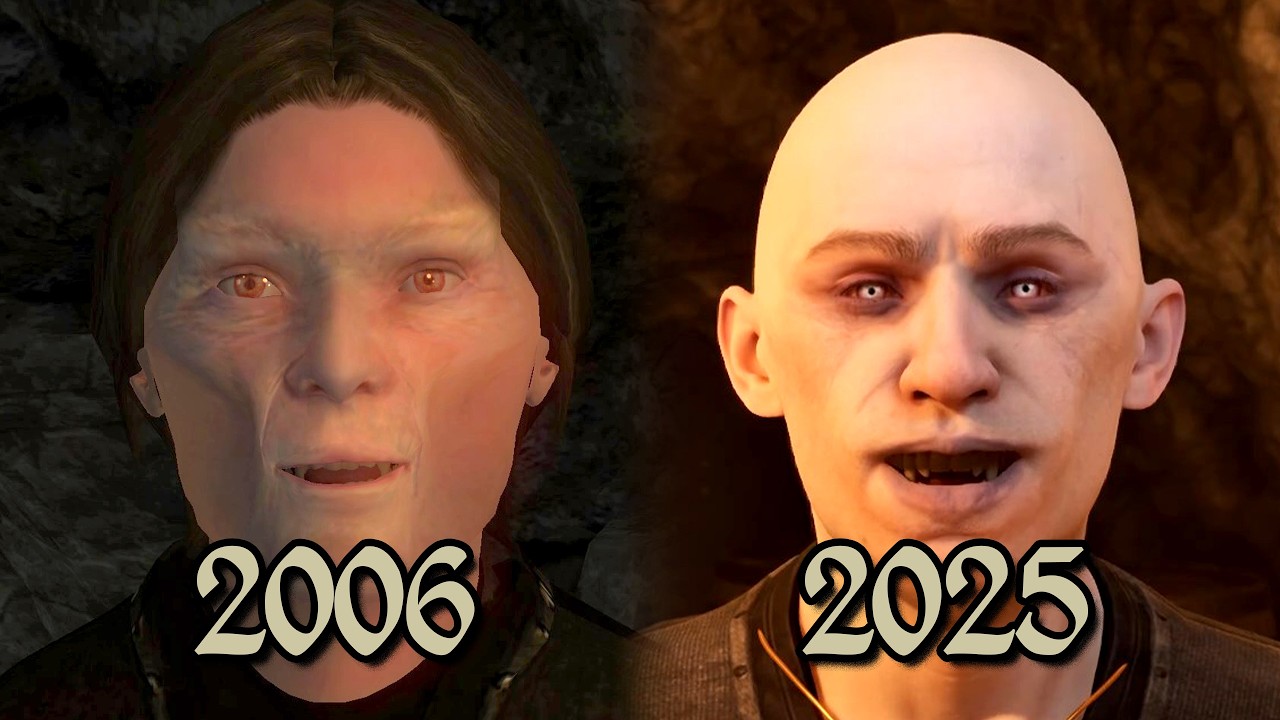 Oblivion Remastered VS Original Ultimate Comparison Part 3 - Facial Animations, NPCs, Races