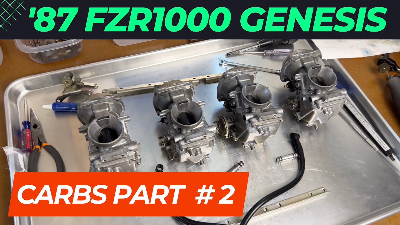 FZR1000 Genesis Restoration — ОЧИСТКА И ВОССТАНОВЛЕНИЕ КАРБЮРАТОРА
