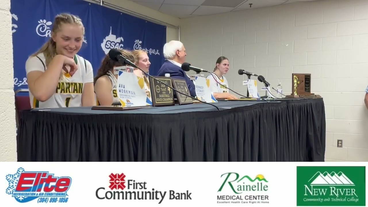 Greenbrier East Class AAA State Championship Press Conference 