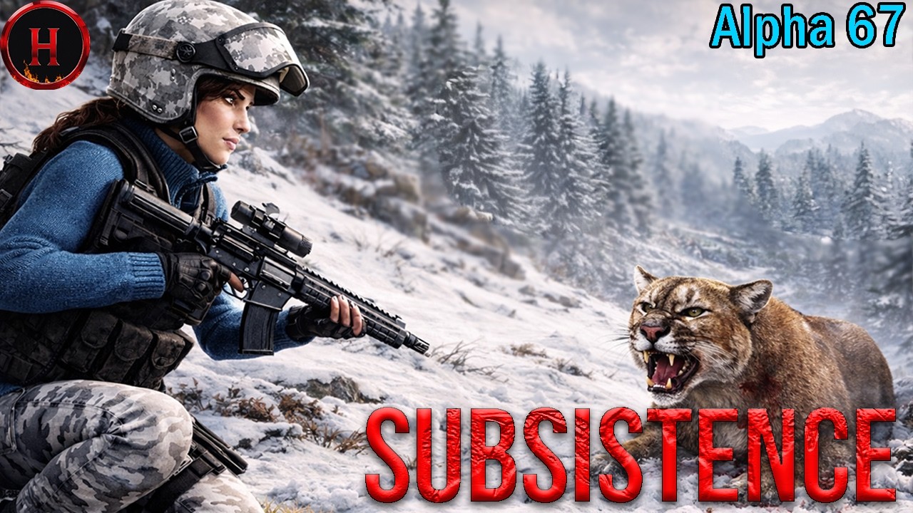 COUGAR HUNT GONE WRONG?! 😱 Close Call for Sinew! | Subsistence Survival