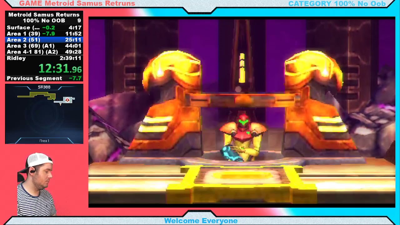 Metroid: Samus Returns 100% No OOB [NEW] WORLD RECORD 2:37:04