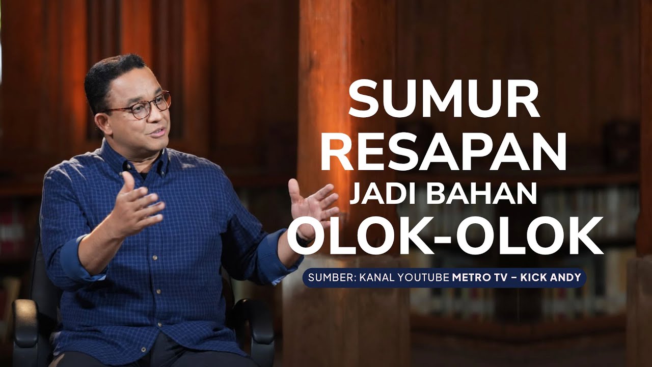 Sumur Resapan Jadi Bahan Olok-olok