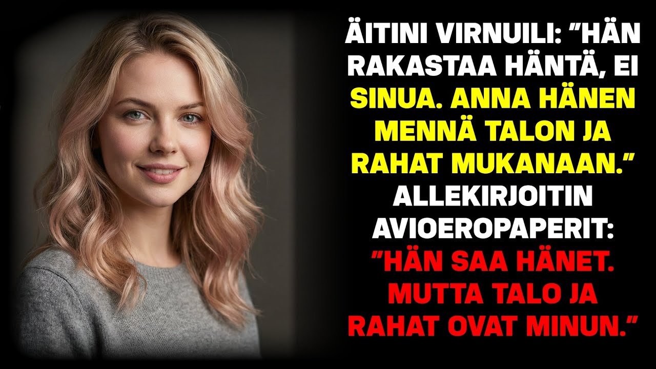 Mieheni saattoi siskoni raskaaksi – vanhempani halusivat minun luopuvan kaikesta hänelle.