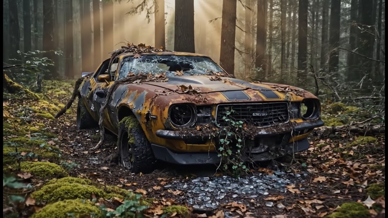 Bumblebee Found Abandoned in the Forest | Legendary Camaro Restoration ASMR