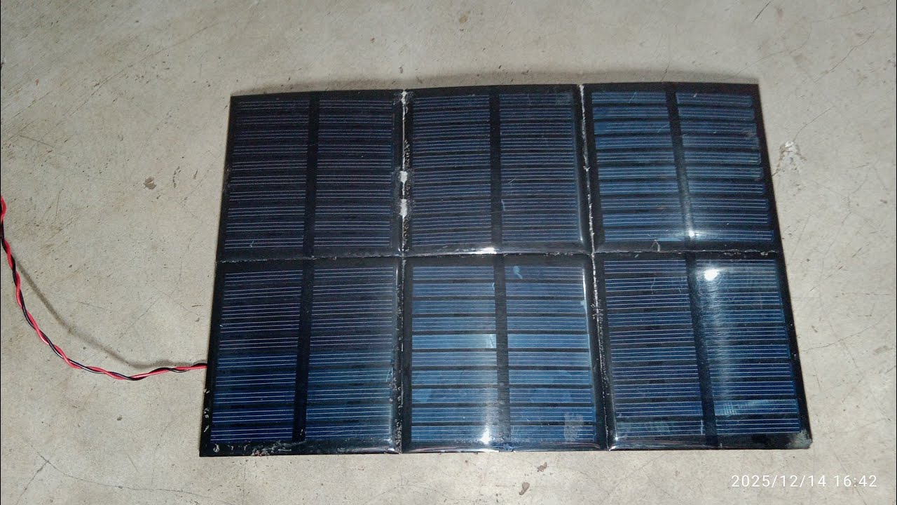 Mini 5 Volt Solar Panel Testing