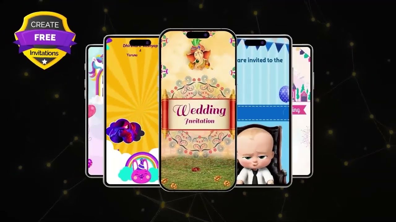 Free Invitation Video Online | Create & Download Video For Free | Wedding & Greeting Video