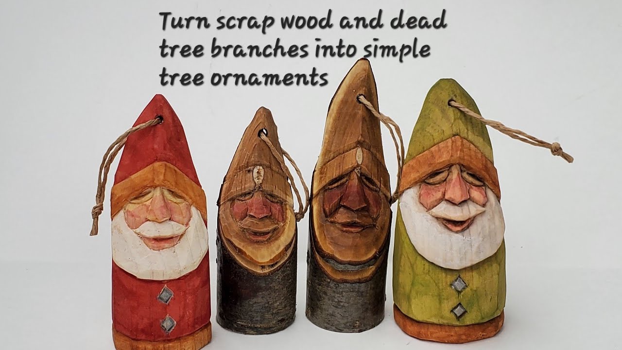 Whittle a Simple Tree Ornament
