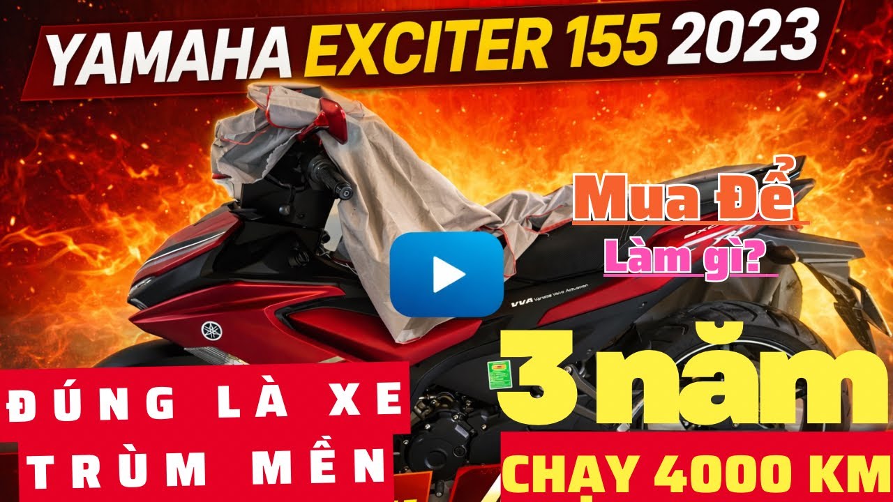 Yamaha Exciter 155 2023 Chạy 4000km – Đúng Nghĩa “XE TRÙM MỀN”?!