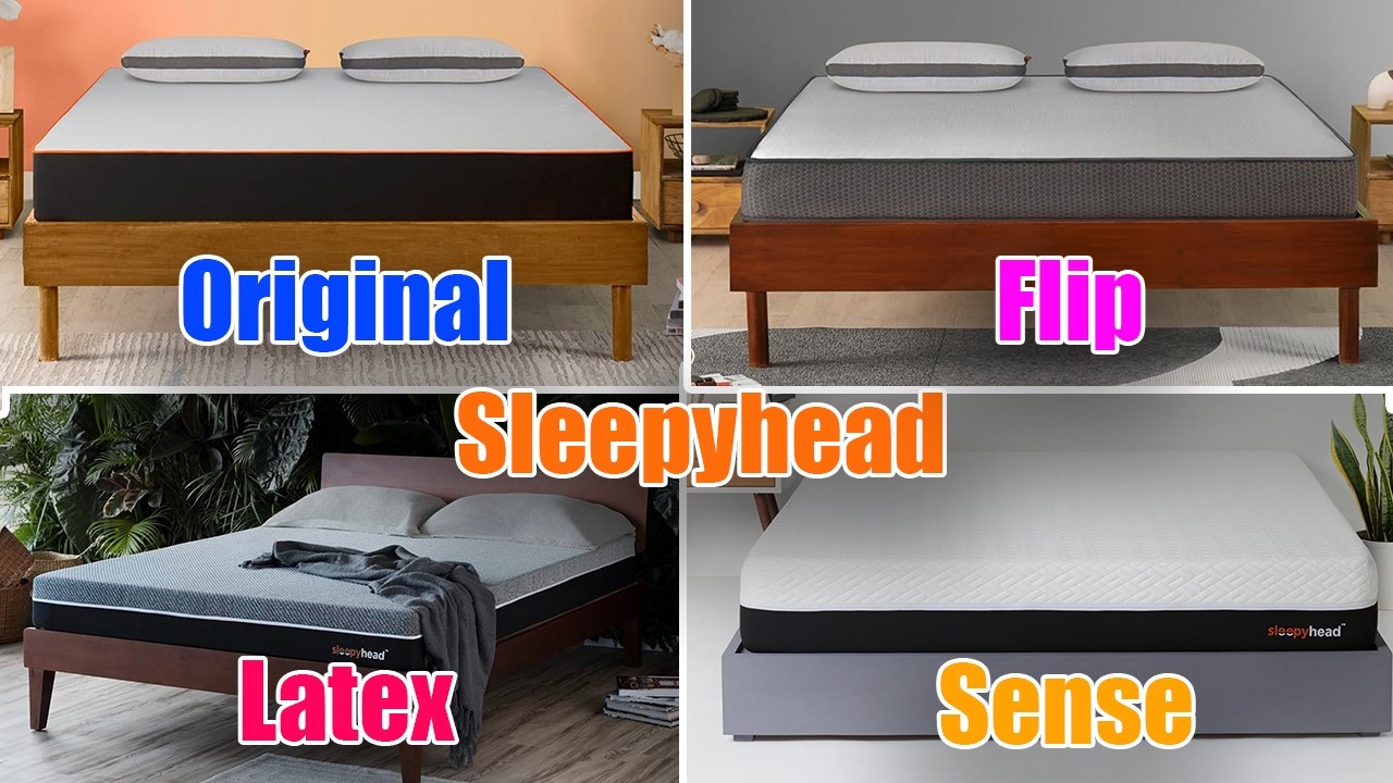 Sleepyhead Mattress Comparison 2025 (Sleepyhead Original Vs Flip Vs Latex Vs Sense)