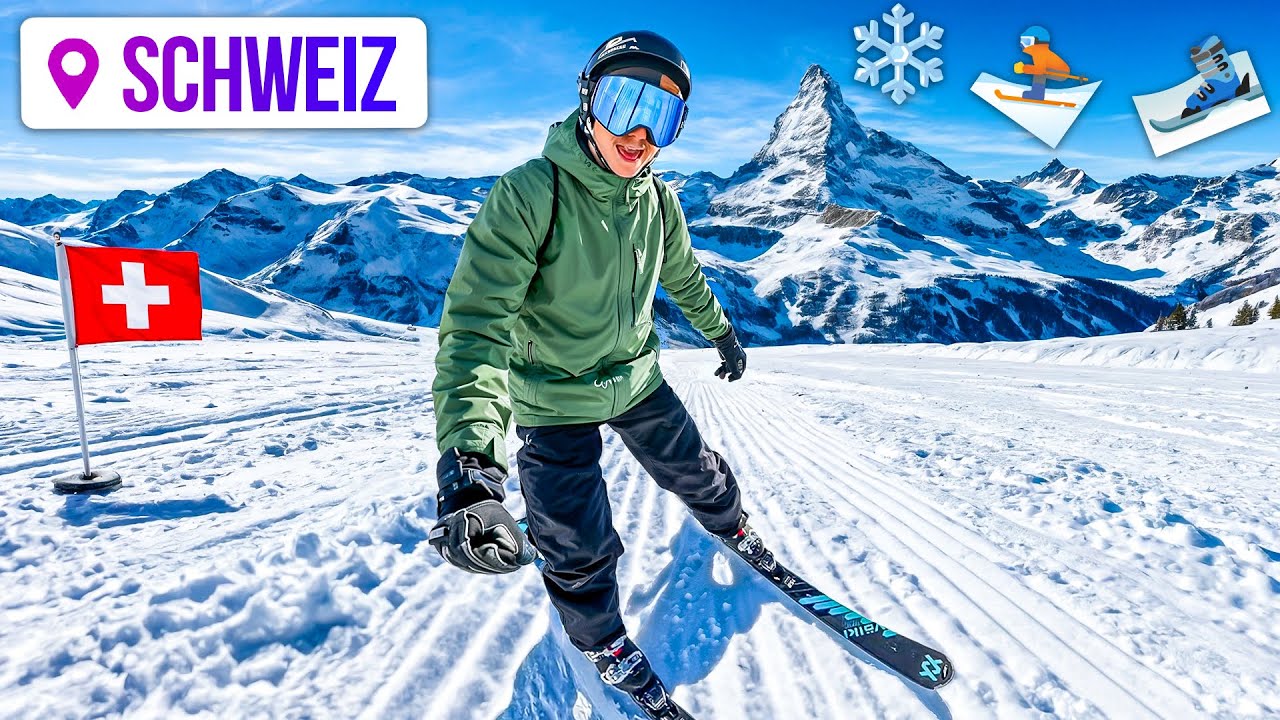 SKI FAHREN in der SCHWEIZ 🇨🇭⛷️