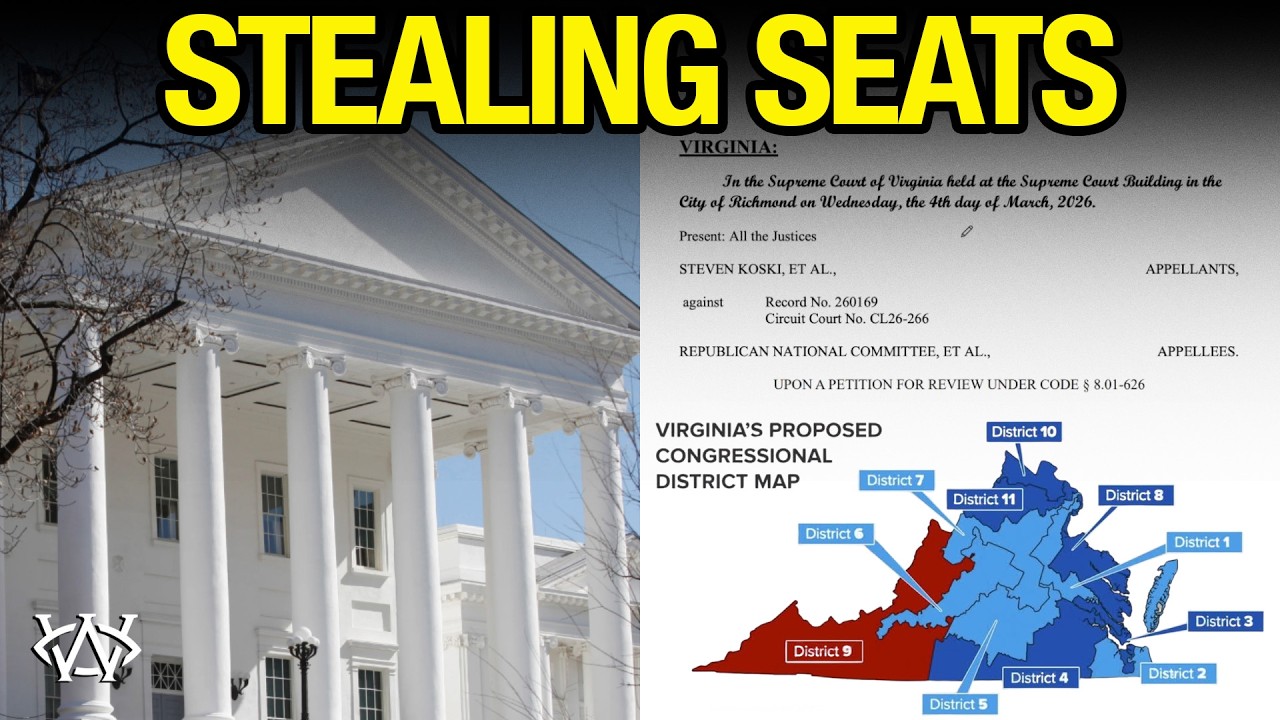 Virginia Supreme Court APPROVES SCAM Redistricting Plot!