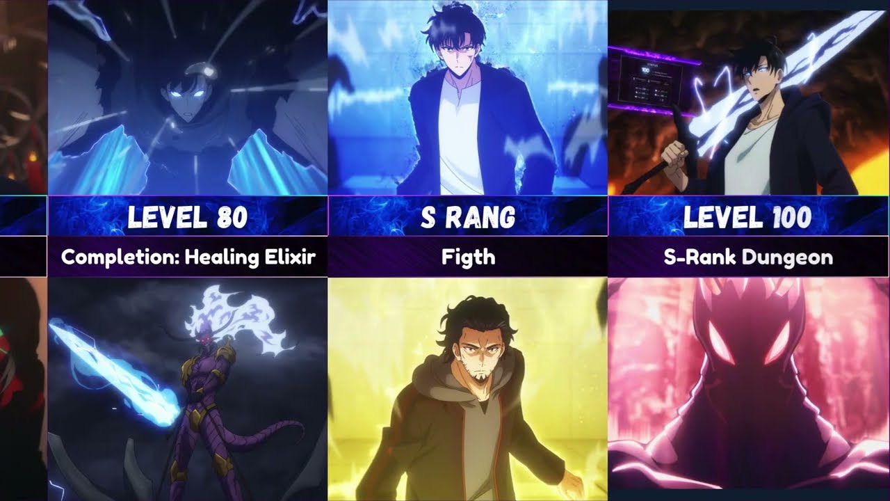 Solo Leveling Son Jinwoo Evolution From Level 1 to Shadow God