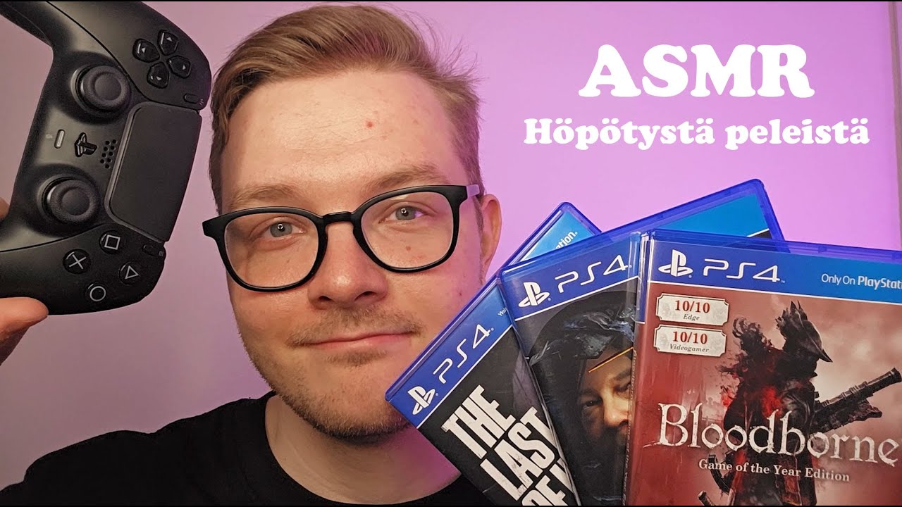 Höpötellään peleistä ja pelivälineistä 🎮 ASMR Suomi