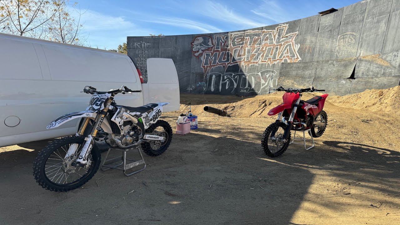 Flipping 100ft at Metal Mulisha Compound
