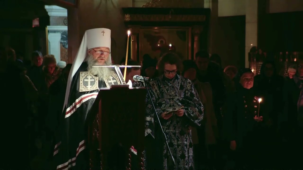 Чтение Покаянного канона преподобного Андрея Критского. Храм-Памятник на Крови. 26.02.2026