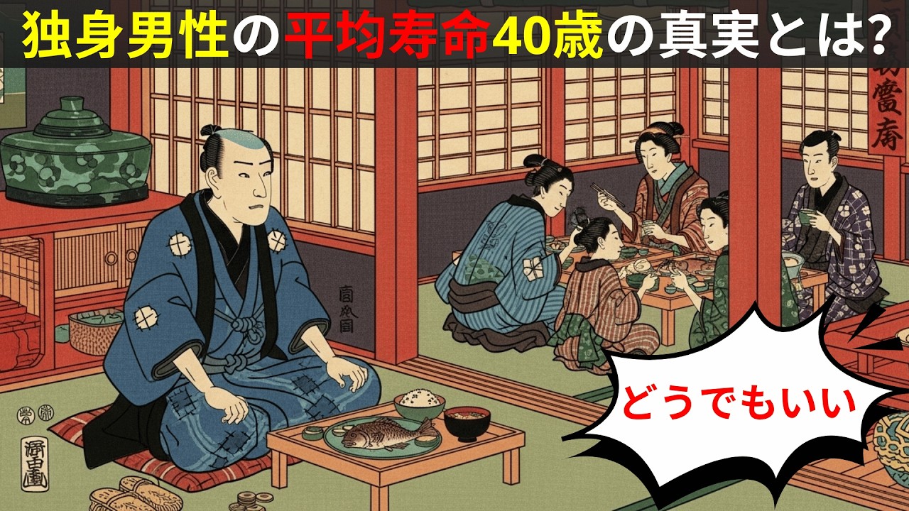 【江戸の真実】寿命四十年。三十歳独身男が“最も恐れた日”とは 【江戸時代の庶民】
