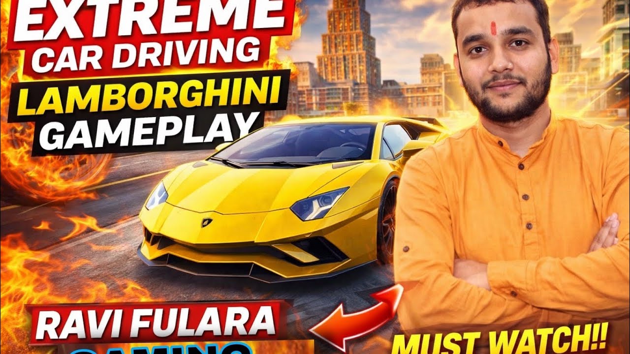 Lamborghini Extreme Car Driving 🚗💨 | हाई स्पीड ड्राइविंग चैलेंज | Real Car Physics