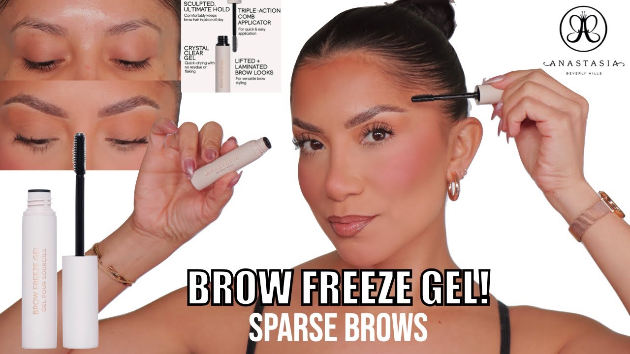 ВАУ! *Новинка* ABH BROW FREEZE WAX-GEL HYBRID + ТЕСТ НА СТОЙКОСТЬ В ТЕЧЕНИЕ ВСЕГО ДНЯ *редкие бро...