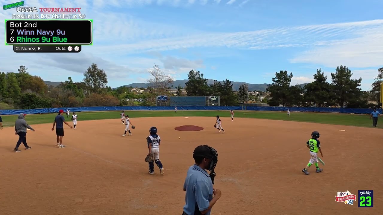 USSSA Presidents Day Challenge - Rhinos 9u Blue vs Winn Navy 9u (Championship)