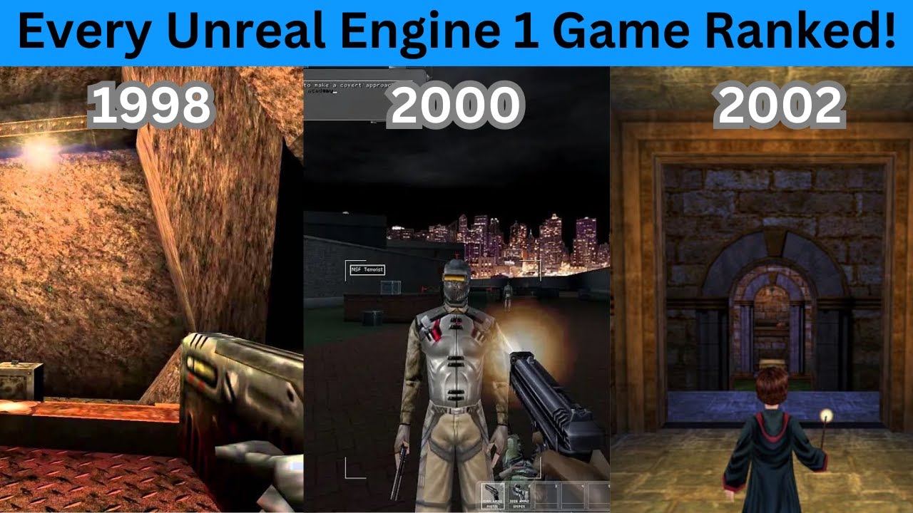 Every Unreal Engine 1 Game Ranked From Worst to Best