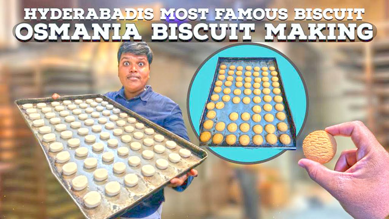 Osmania Biscuit Making | Hyderabad Most Famous Biscuit | Osmania Biscuit Recipe | Indian Street Food