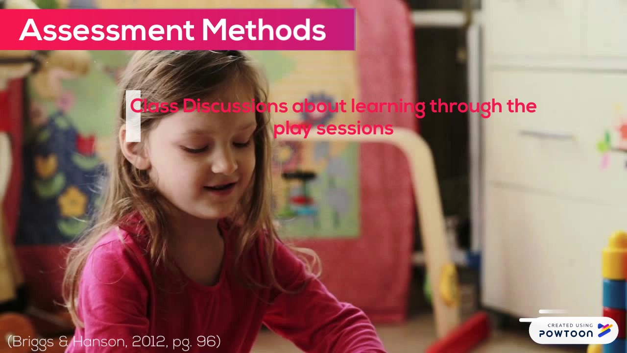 Assessment Pertaining to Play-Based Learning
