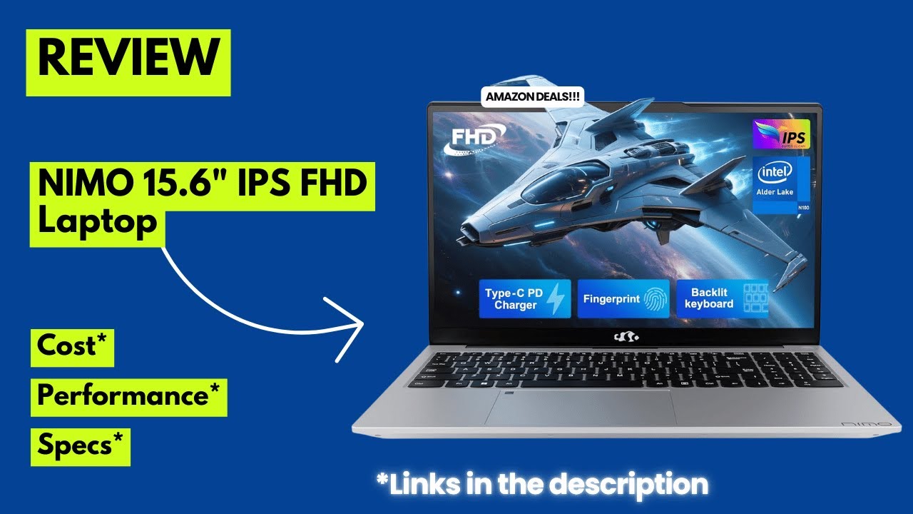 NIMO Laptop Review | Intel Pentium N100 Performance Test, 15.6” FHD Display, Student & Home Laptop