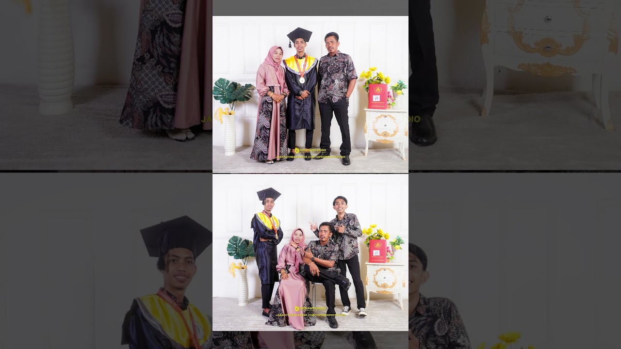 Foto Studio Wisuda | Topsgraphy Studio | Foto Studio Keluarga