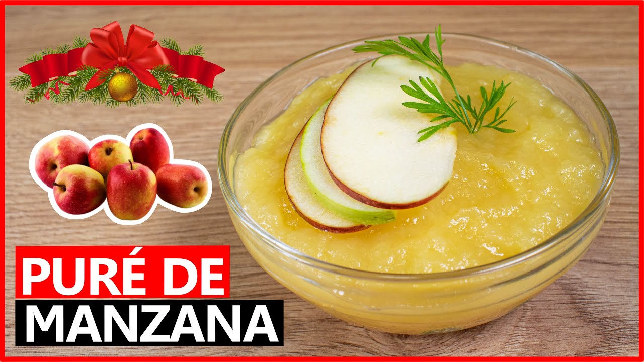 PUR&Eacute; DE MANZANA rico, f&aacute;cil y econ&oacute;mico 😋🍏 | RECETA NAVIDE&Ntilde;A 2022 | Sonqu