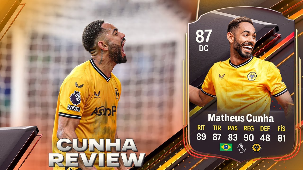 ¡LA MEJOR ELECCIÓN DEL NIVEL 40! 🥵 87 CUNHA EA FC 24 TRASFONDO REVIEW