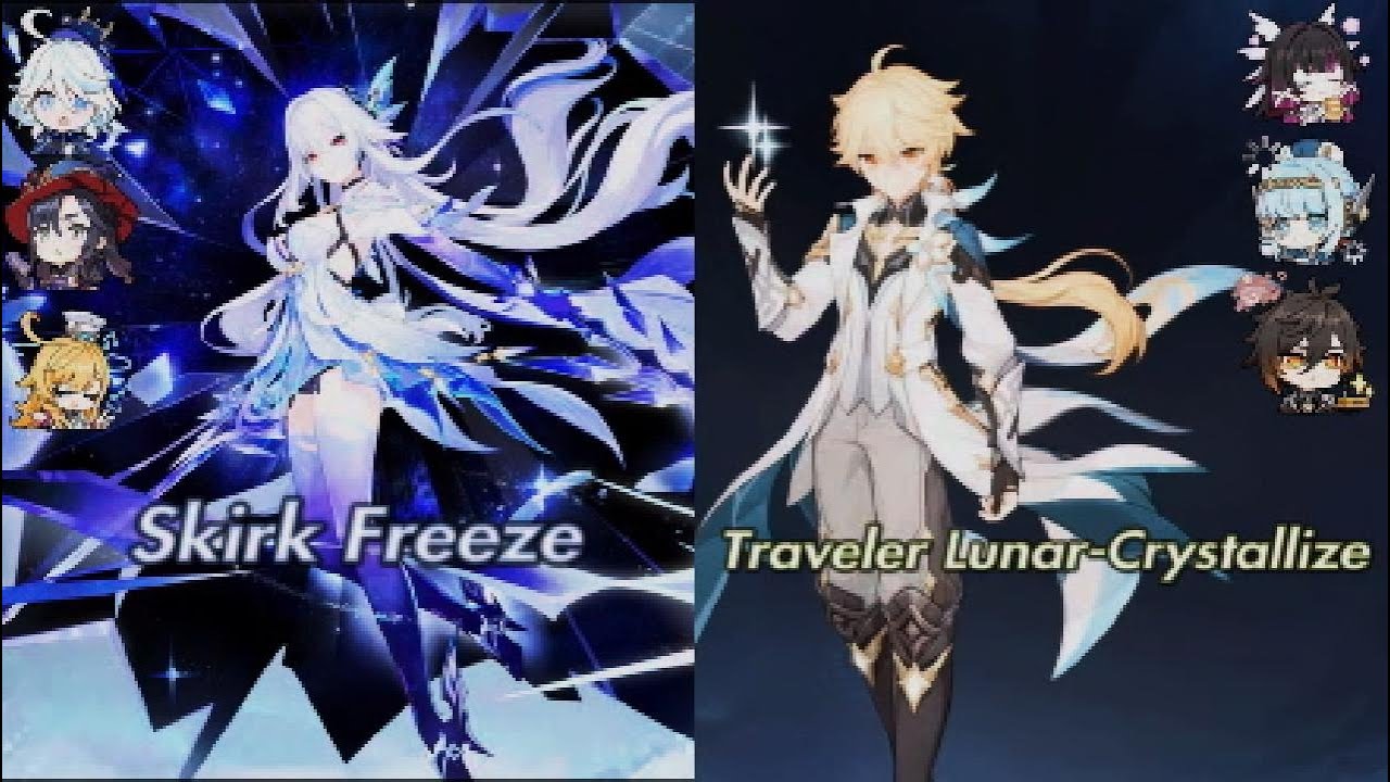 C0 Skirk & C6 Geo Traveler. Spiral Abyss 6.4 | Genshin Impact Luna V