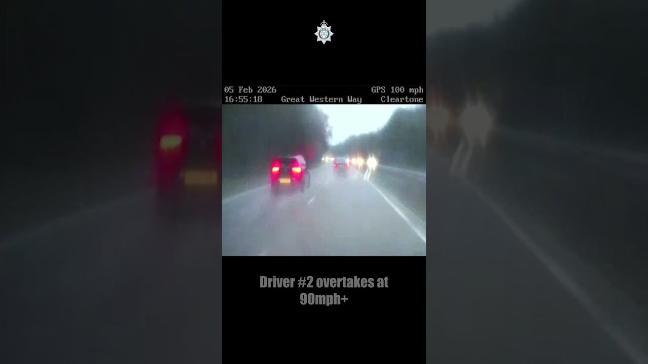 POV: You're in an unmarked police car in Swindon