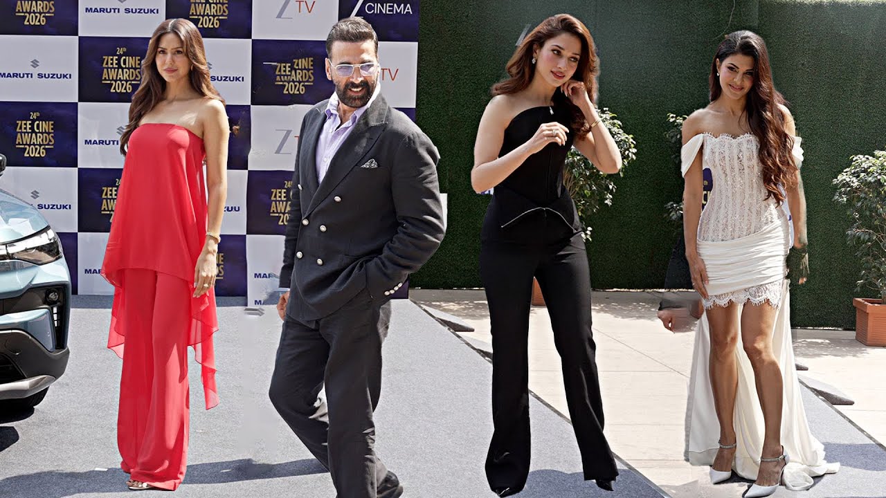 Akshay Kumar, Sonam Bajwa ,Tamannaah Bhatia, Jacqueline ,at 24TH ZEE CINE AWARDS 2026
