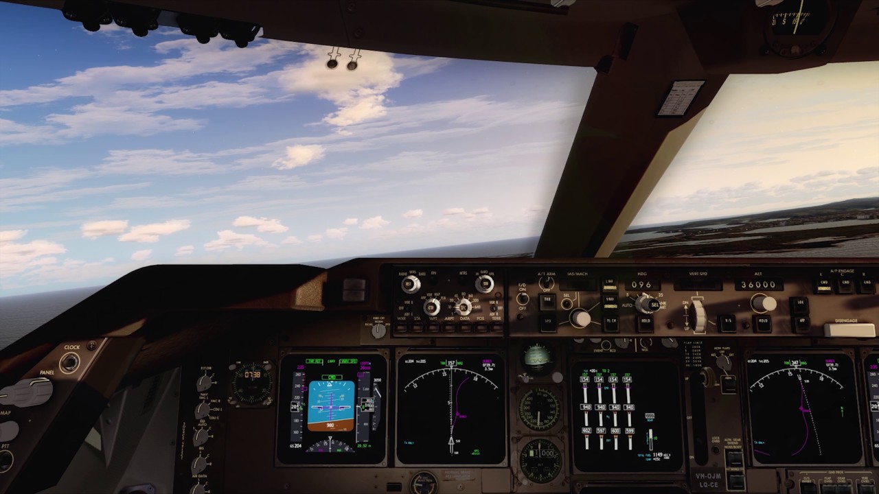 [Prepar3d]PMDG 747 v3 take off from FlyTampa Sydney 4k movie