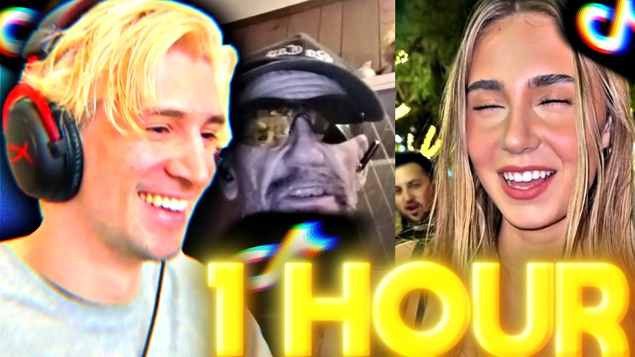 xQc Reacts to 1 Hour of TikTok - xQc Reaction to TikToks 1