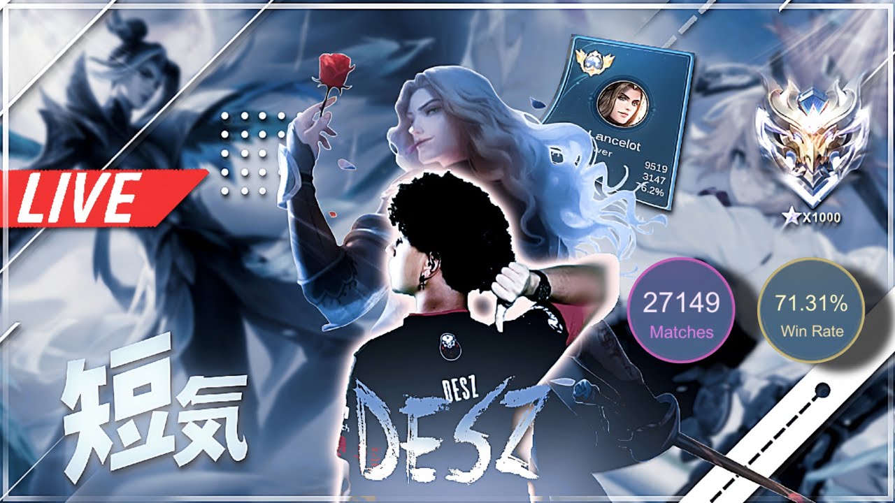 Vertical STREAM MPL AMER PRO PLAYER | EX GLOBAL #1 LANCELOT (1000⭐ PEAK) RANKED 3 / 12