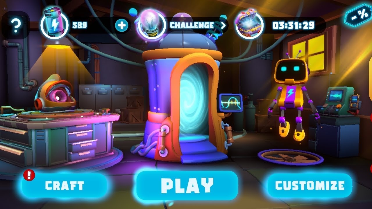 Tiny Robot's portal escape game gameplay walkthrough Android or iOS