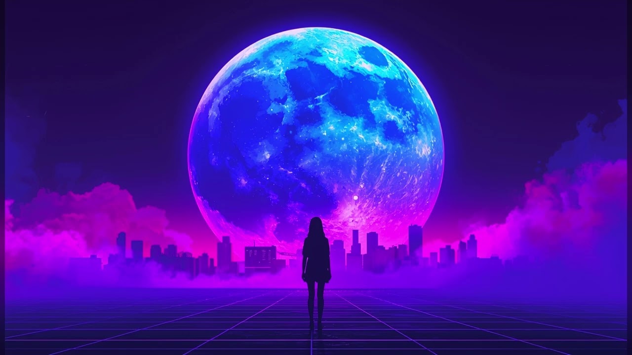 VEXAL - Rewind the time (Official Audio Visualizer) #synthwave #retrowave