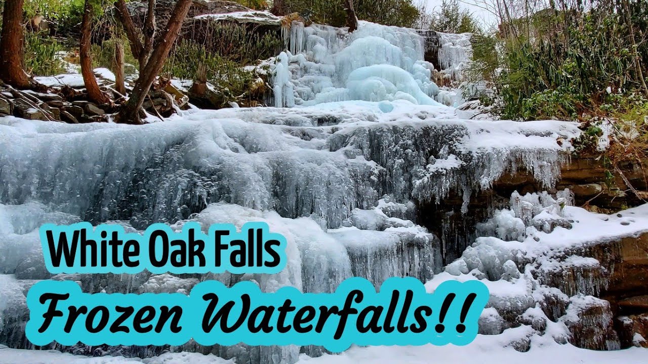 Winter Waterfall Ice Hiking | Incredible Frozen 40ft Waterfall | Pennsylvania