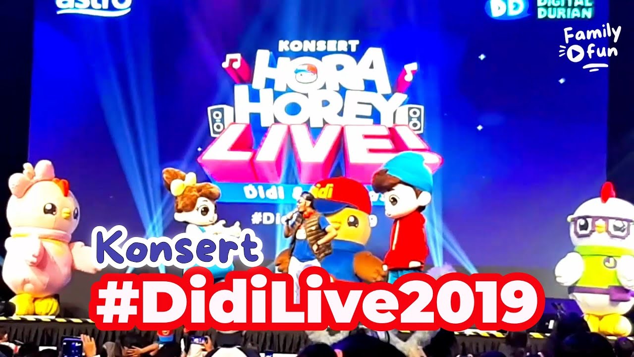 Didi & Friends LIVE Concert 2019 in Quill City Mall Kuala Lumpur