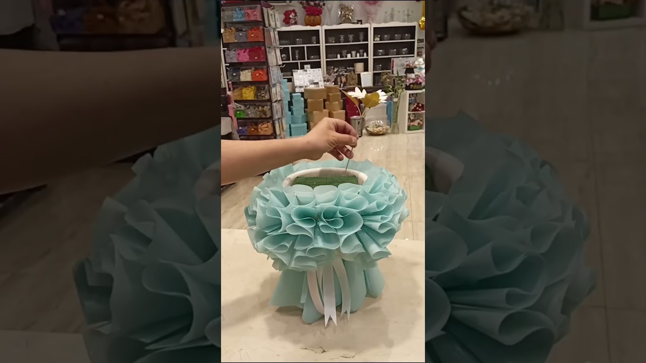 new wrapping technique/trending bouquet 