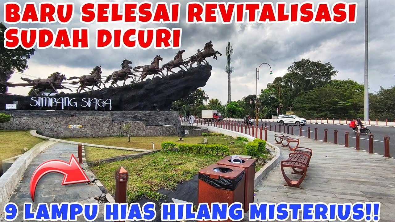 BARU JADI SUDAH DICURI‼️Hilangnya 9 Lampu Simpang Lima Boyolali