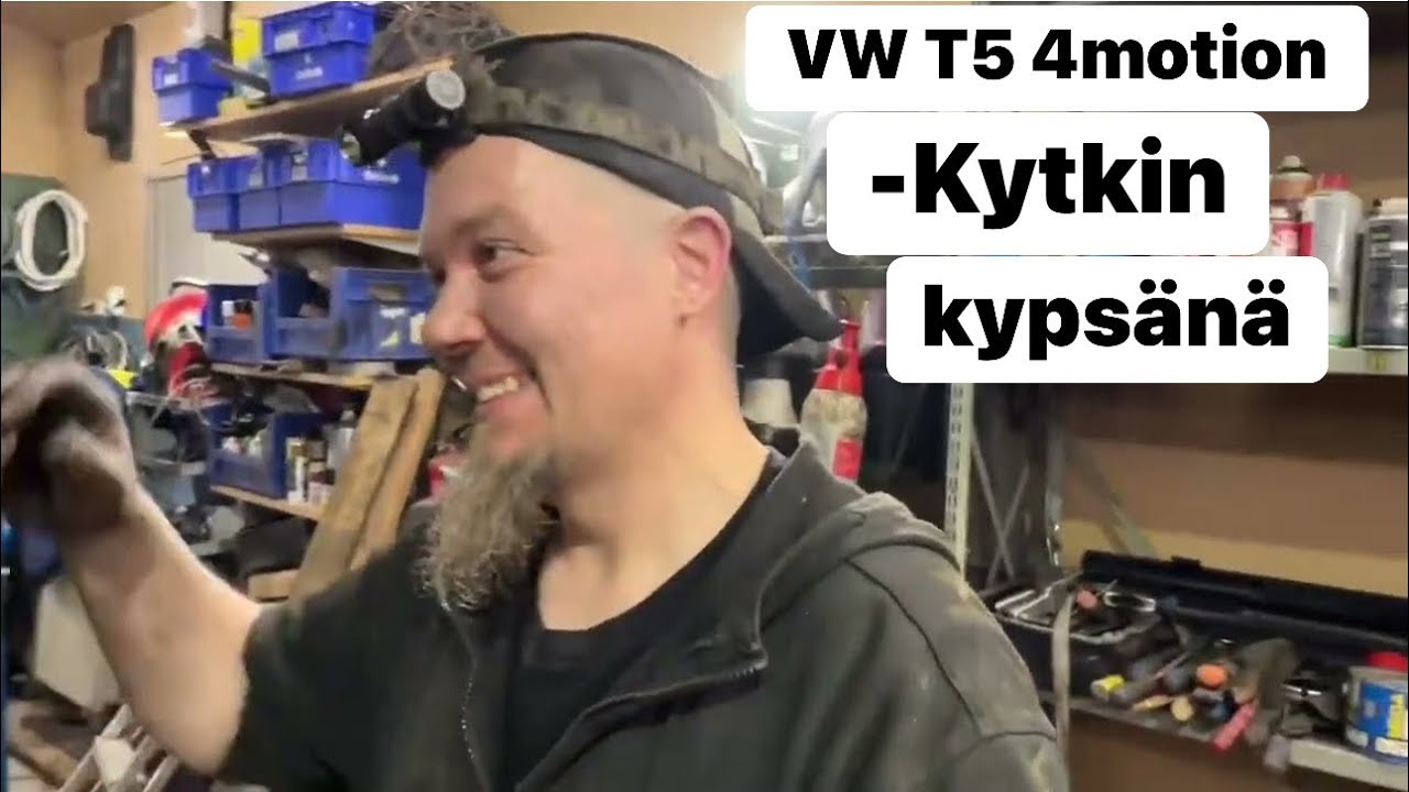 VW T5 2,5tdi 4Motion kytkimen ja massapyörän vaihto